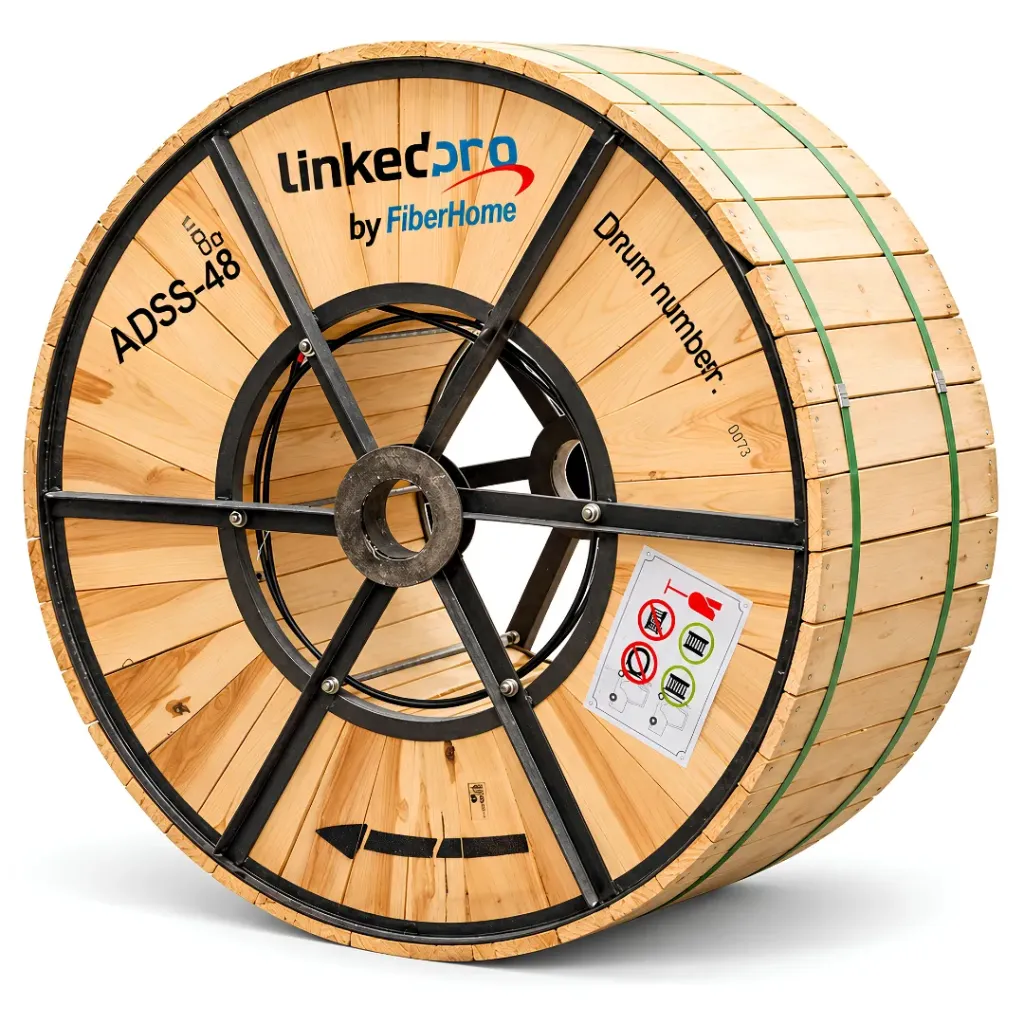 FIBRA OPTICA LINKEDPRO ADSS 48 HILOS SM G.652D SPAN 200M 4KM