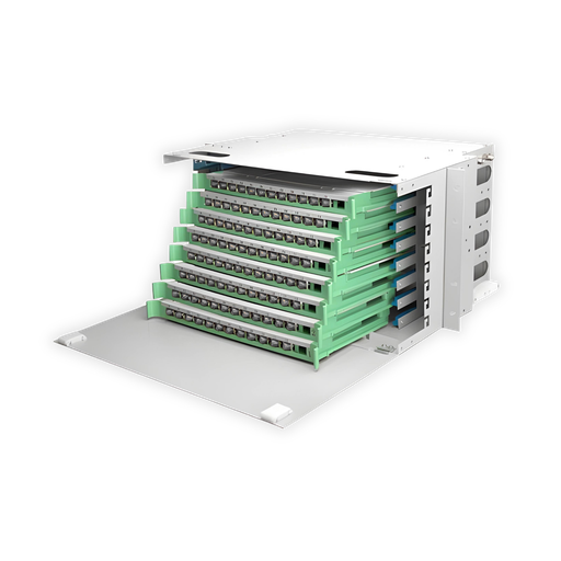 [NTS150015] ODF PATCH PANEL 96 HILOS 19INCH NETSO 2RU SC/APC ST-F406